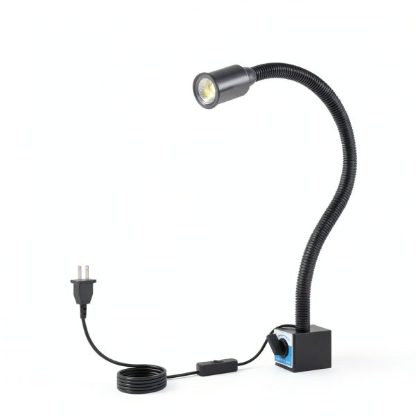 Bheooen LED Work Light Flexible Gooseneck Magnetic Base-5