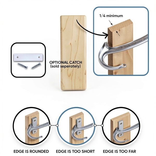 Door Monkey Child Safety Door Lock Modern White Plastic-6