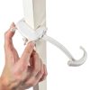 Door Monkey Child Safety Door Lock Modern White Plastic-3