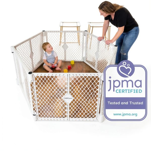 Regalo Baby Playpen Expandable Gate Plastic Indoor Outdoor-12