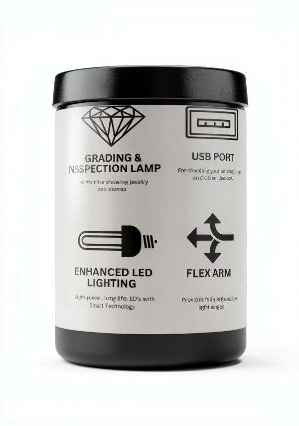GemOro Horizon 2 LED Lamp Adjustable Jewelry Inspection-4