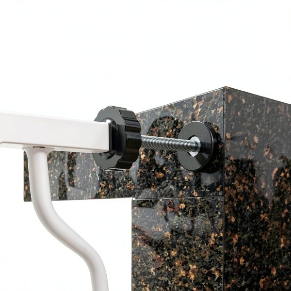 Vmaisi Baby Gate Spindle Rods Replacement Hardware Kit Black-4