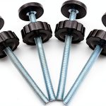 Vmaisi Baby Gate Spindle Rods Replacement Hardware Kit Black-0