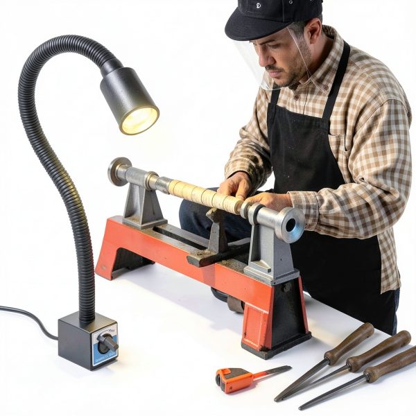 Bheooen LED Work Light Flexible Gooseneck Magnetic Base-2