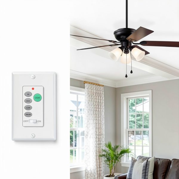Sunmerit Ceiling Fan Remote 9050T Light Dimmer-1