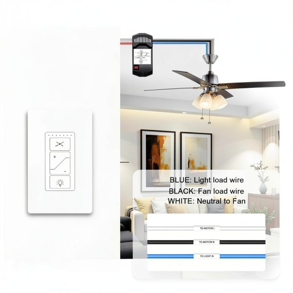 Ceiling Fan Wall Switch GREENBELL 3 Wire-2