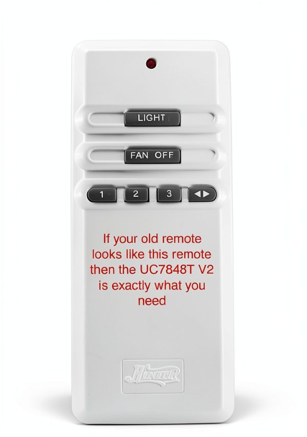 MFP Ceiling Fan Remote Control UC7848T V2-2