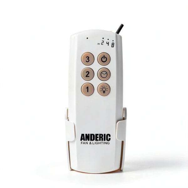 Anderic Ceiling Fan Remote Control Kit White Modern-3