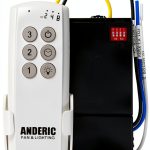 Anderic Ceiling Fan Remote Control Kit White Modern-0