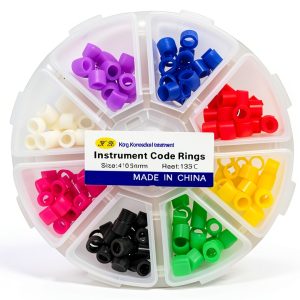 Dental Code Ring 160Pcs Non‑Toxic Silicone Dental Instrument Color Code Rings Hospital Orthodontic Code Rings Dental Clinic Orthodontic Accessory-0