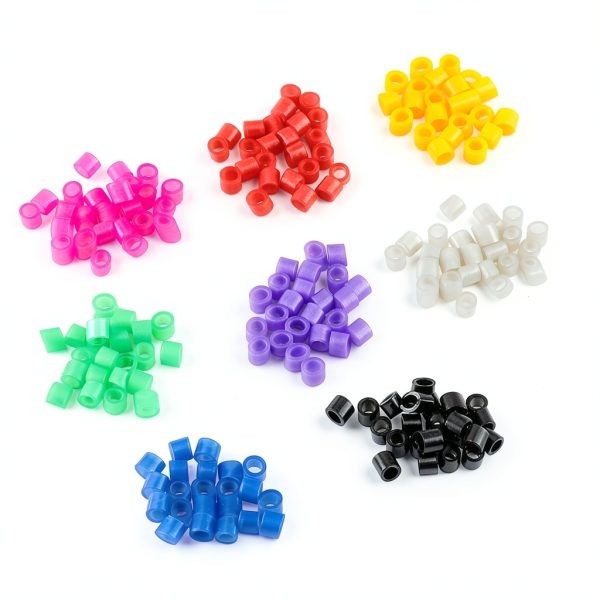 160PCS Dental Code Rings, Silicone Instrument Code Circle Autoclavable Orthodontic Color Code Ring (Multicolor)-1