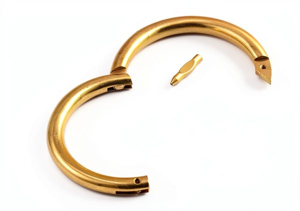 G.S Gold Plated Chrome Bull Ring-0