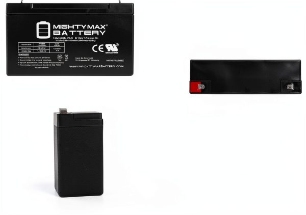Mighty Max Battery 6V 12AH F2 SLA Replacement for Zareba ESP10M-1