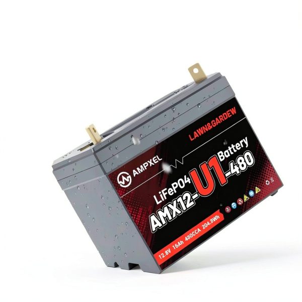 Group U1 Lithium LiFePO4 Lawn Mower Battery AMPXELL 480CCA 12V 16Ah-5