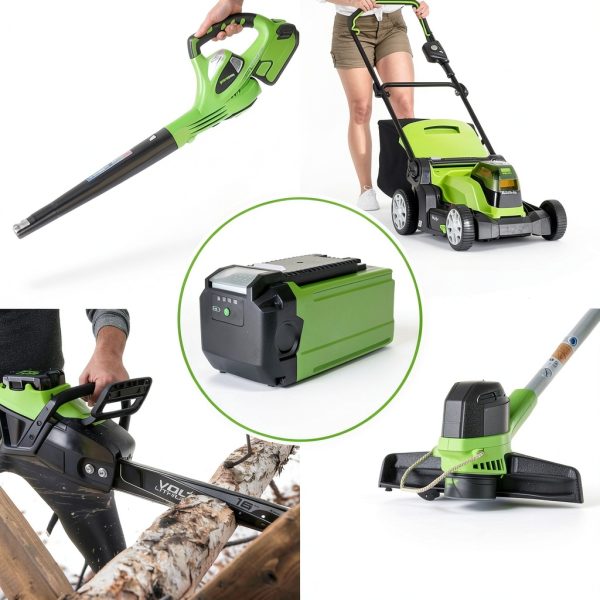 Upgrade 40V 6000mAh Lithium Battery for GreenWorks 40V Tools Capacity-6