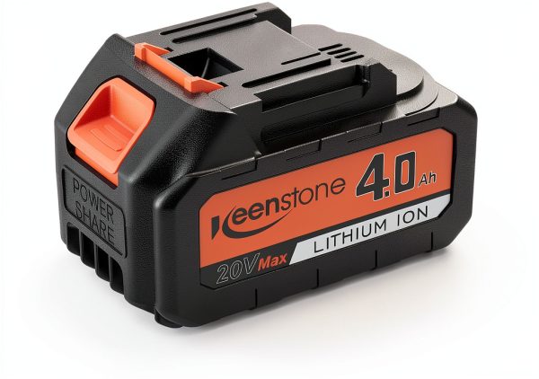 Keenstone 20V 4.0AH Lithium-Ion Battery Pack - Capacity for Lawn Mower-0