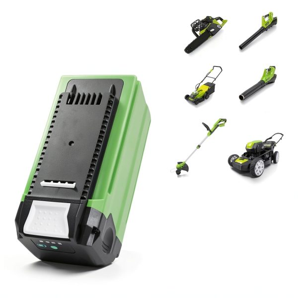 Upgrade 40V 6000mAh Lithium Battery for GreenWorks 40V Tools Capacity-1